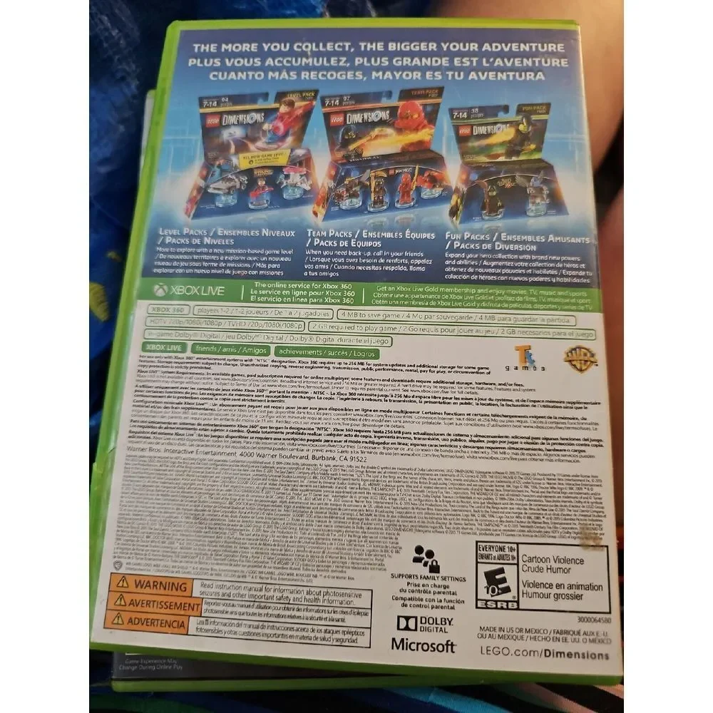 LEGO Dimensions (Microsoft‎ Xbox 360, 2015) *GAME ONLY* *NO TOYS*